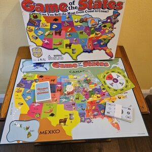Hasbro Game of the States - Colorful Educational Board Game